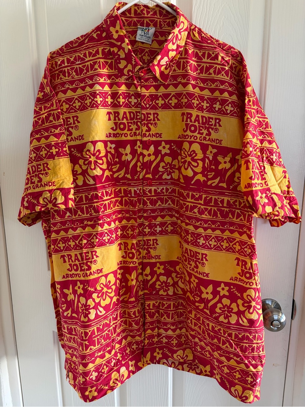 Vintage Rare Trader Joe’s Rum Reggae Hawaiian Shirt Size XXL